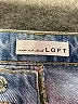 Ann Taylor LOFT 100% Cotton Hearts Blue Jeans Size 27 waist - photo 7