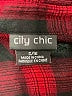 City Chic 100% Viscose Plaid Red 3/4 Sleeve Button-Down Shirt Size 16 Plus (S) - photo 7