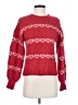 Francesca's 100% Polyester Hearts Red Pullover Sweater Size XS - photo 1