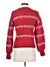 Francesca's 100% Polyester Hearts Red Pullover Sweater Size XS - photo 2