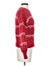 Francesca's 100% Polyester Hearts Red Pullover Sweater Size XS - photo 4