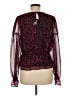 Express 100% Polyester Red Long Sleeve Blouse Size M - photo 2