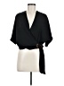 Topshop 100% Polyester Black Kimono Size 6 - photo 1