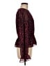 Express 100% Polyester Red Long Sleeve Blouse Size M - photo 4