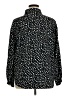 Mi ami Animal Print Black Long Sleeve Blouse Size XL - photo 2