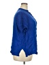Sag Harbor 100% Rayon Blue Short Sleeve Blouse Size 2X - photo 4