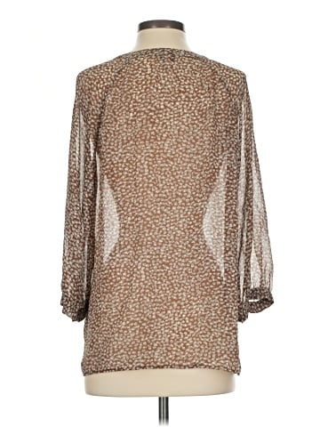Joie 3/4 Sleeve Silk Top (view 2)