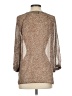 Joie 100% Silk Animal Print Brown 3/4 Sleeve Silk Top Size S - photo 2