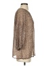 Joie 100% Silk Animal Print Brown 3/4 Sleeve Silk Top Size S - photo 4