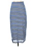 Milly Stripes Blue Casual Skirt Size S - photo 1