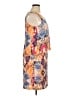 Rabbit Rabbit Rabbit Designs 100% Polyester Print Orange Casual Dress Size 14 - photo 4