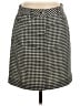 Talbots Houndstooth Black Casual Skirt Size 4 Petite - photo 1