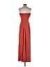 Mignon Solid Orange Red Cocktail Dress Size M (estimated) - photo 2