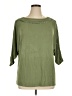 Belldini Green 3/4 Sleeve Top Size 1X - photo 1