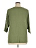 Belldini Green 3/4 Sleeve Top Size 1X - photo 2