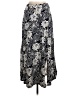 Talbots Paisley Blue Silver Casual Skirt Size P (petite) - photo 1