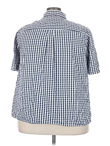 Catherines Short Sleeve Button-Down Shirt (view 2)
