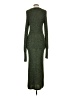 Tibi Solid Green Casual Dress Size S - photo 2