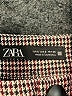 Zara Houndstooth Gray Casual Pants Size S - photo 4