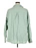 Roxy 100% Cotton Solid Green Long Sleeve Button-Down Shirt Size XXL - photo 2