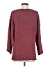 Entro 100% Polyester Tweed Burgundy Pullover Sweater Size S - photo 2