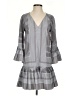 Halston Heritage 100% Polyester Gray Casual Dress Size XS - photo 1