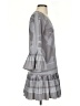 Halston Heritage 100% Polyester Gray Casual Dress Size XS - photo 4