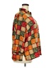 Elementz Color Block Orange 3/4 Sleeve Button-Down Shirt Size 2X - photo 4