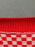 Unbranded Checkered-gingham Red Pullover Sweater Size XL - photo 7