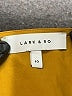 Lark & Ro 100% Polyester Orange Short Sleeve Top Size 10 - photo 7