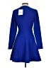 Essentiel Antwerp 100% Polyester Solid Blue Casual Dress Size EU 36 / US 6 - photo 2