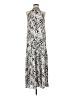 LOFT Beach 100% Rayon Print Silver Casual Dress Size XS - photo 1