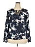 Mossimo 100% Polyester Blue Long Sleeve T-Shirt Size XXL - photo 1