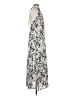 LOFT Beach 100% Rayon Print Silver Casual Dress Size XS - photo 4