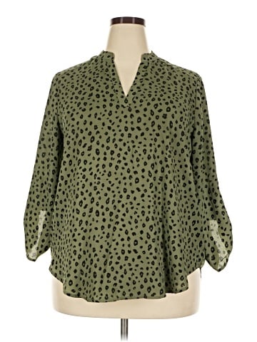 Lush 3/4 Sleeve Blouse (view 1)