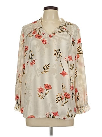 Ivanka Trump Long Sleeve Blouse (view 1)