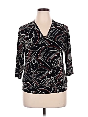 Lane Bryant Outlet 3/4 Sleeve Blouse (view 1)