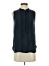 Ann Taylor Blue Sleeveless Blouse Size XS - photo 1