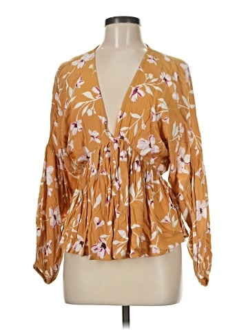 Billabong Long Sleeve Blouse (view 1)