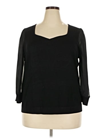 Adrianna Papell 3/4 Sleeve Top (view 1)