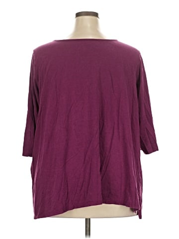 Woman Within 3/4 Sleeve Blouse (view 2)