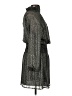 Veronica M. 100% Polyester Animal Print Black Cocktail Dress Size M - photo 4