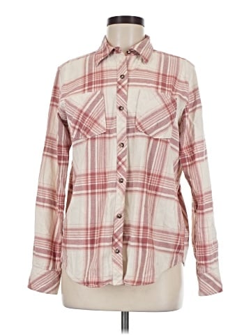 Natural Reflections Long Sleeve Button-Down Shirt (view 1)