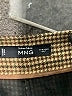 MNG Houndstooth Brown Dress Pants Size 8 - photo 7