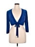 Lane Bryant Blue 3/4 Sleeve Top Size 14 - 16 Plus - photo 1