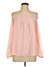Sugar Lips 100% Polyester Pink 3/4 Sleeve Blouse Size L - photo 1