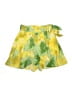 Toccin 100% Polyester Tie-dye Yellow Shorts Size 0 - photo 1