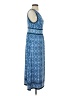 Max Studio Paisley Blue Casual Dress Size S - photo 4