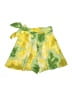 Toccin 100% Polyester Tie-dye Yellow Shorts Size 0 - photo 2