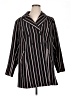 Torrid Stripes Black Coat Size 1X Plus (1) - photo 1